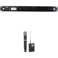 Shure ULXD124D/SM58 Dual Channel Combo Wireless System (H50 Band)