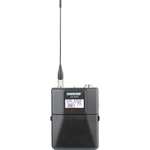  Shure ULXD1 Digital Wireless Bodypack Transmitter with TA4M (X52: 902 to 925 MHz)