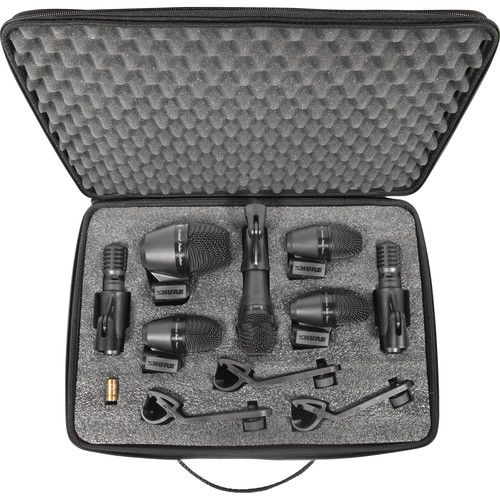  Shure PGADRUMKIT7 7-Piece Drum Microphone Kit