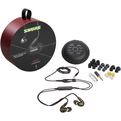  Shure AONIC 5 Sound-Isolating Earphones (Black)