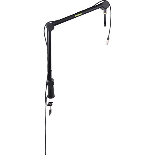  Shure MV7 Podcast Microphone Kit with Boom Stand and Headphones (Black)