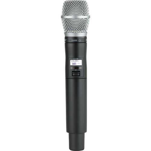  Shure ULX-D Digital Wireless Handheld Microphone Kit with SM86 Capsule (G50: 470 to 534 MHz)