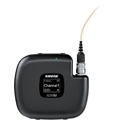  Shure ADX1M Digital Micro Bodypack Wireless Transmitter (G57: 470 to 608 MHz)