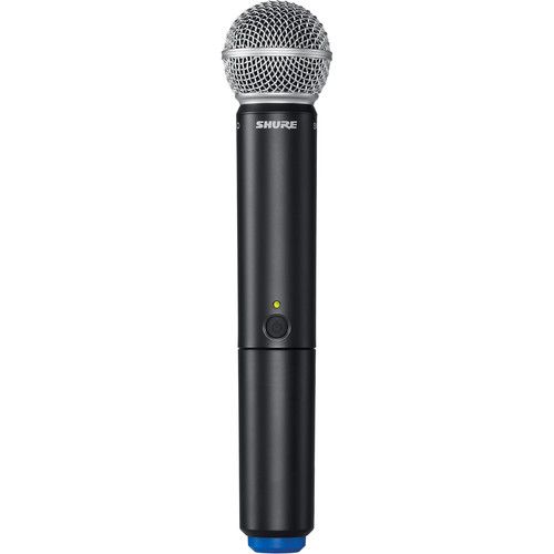  Shure BLX288/SM58 Dual-Channel Wireless Handheld Microphone System with SM58 Capsules (H10: 542 to 572 MHz)