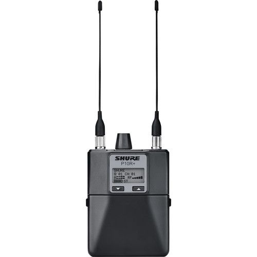  Shure P10T Dual-Channel Wireless Transmitter Kit with Four Bodypack Receivers and In-Ear Headphones (J8A: 554 to 608 + 614 to 616 MHz)