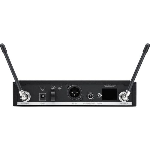 Shure BLX14R/B98 Rackmount Wireless Cardioid Instrument Microphone System (H10: 542 to 572 MHz)