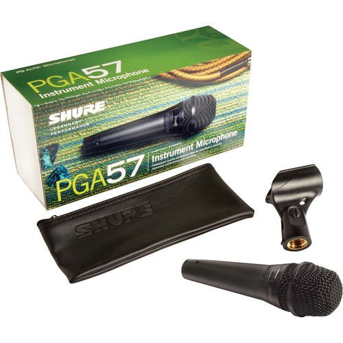  Shure PGA57-LC Cardioid Dynamic Instrument Microphone (Less Cable)