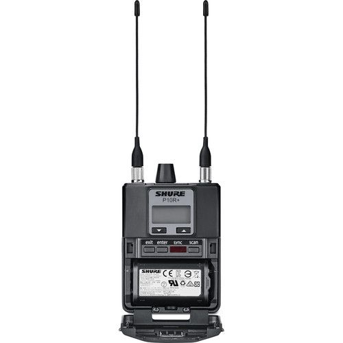  Shure P10R+ Wireless Bodypack Receiver (H22: 518 to 584 MHz)