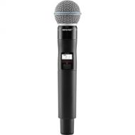 Shure QLXD2/B58A Digital Handheld Wireless Microphone Transmitter with Beta 58A Capsule (J50A: 572 to 608 + 614 to 616 MHz)