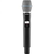 Shure QLXD2/B87A Digital Handheld Wireless Microphone Transmitter with Beta 87A Capsule (J50A: 572 to 608 + 614 to 616 MHz)