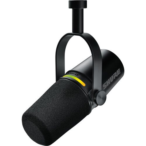  Shure MV7+ Podcast XLR/USB Microphone Kit with Broadcast Arm (Black)