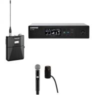 Shure QLXD124/85 Digital Wireless Combo Microphone System Kit (J50A: 572 to 608 + 614 to 616 MHz)