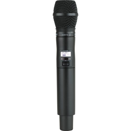  Shure ULX-D Digital Wireless Handheld Microphone Kit with SM87A Capsule (G50: 470 to 534 MHz)