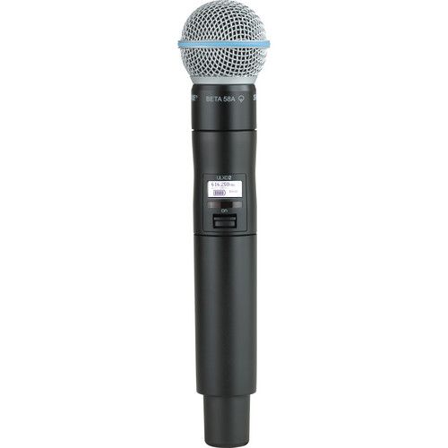  Shure ULX-D Digital Wireless Handheld Microphone Kit with Beta 58A Capsule (G50: 470 to 534 MHz)