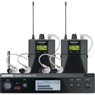 Shure PSM 300 Twin-Pack Pro Wireless In-Ear Monitor Kit (J13: 566 to 590 MHz)