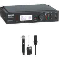 Shure ULX-D Digital Wireless Combo Microphone Kit with SM58 Capsule & MX150 Lavalier (H50: 537 to 598 MHz)