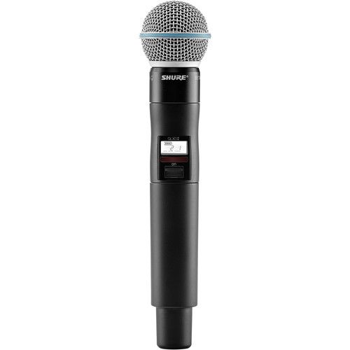  Shure QLXD24/B58 Digital Wireless Handheld Microphone System Kit with Beta 58A Capsule (G50: 470 to 534 MHz)