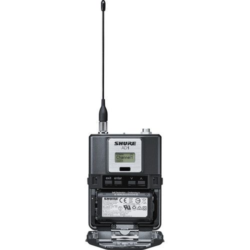  Shure AD1 Digital Wireless Bodypack Transmitter with LEMO3 (G57: 470 to 616 MHz)