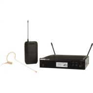 Shure BLX14R/MX53 Rackmount Wireless Omni Earset Microphone System (J11: 596 to 616 MHz)