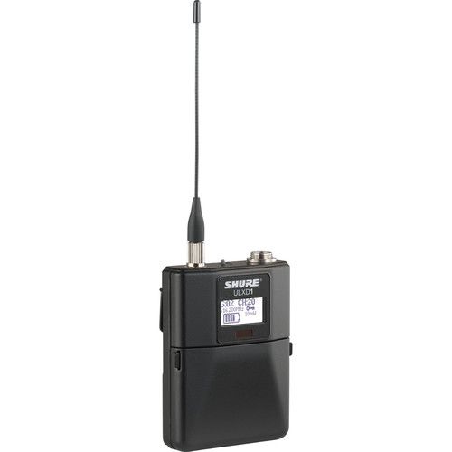  Shure ULX-D Digital Wireless Bodypack Instrument Kit (J50A: 572 to 608 + 614 to 616 MHz)