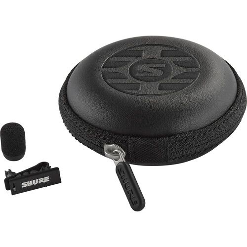  Shure UL4 UniPlex Cardioid Subminiature Lavalier Microphone for Bodypack Transmitter (Black, TA4F)