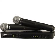 Shure BLX288/SM58 Dual-Channel Wireless Handheld Microphone System with SM58 Capsules (H11: 572 to 596 MHz)