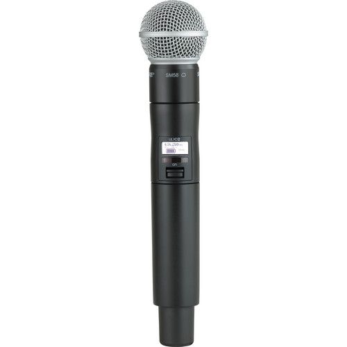  Shure ULX-D Digital Wireless Handheld Microphone Kit with SM58 Capsule (H50: 534 to 598 MHz)