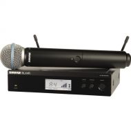 Shure BLX24R/B58 Rackmount Wireless Handheld Microphone System with Beta 58A Capsule (H9: 512 to 542 MHz)