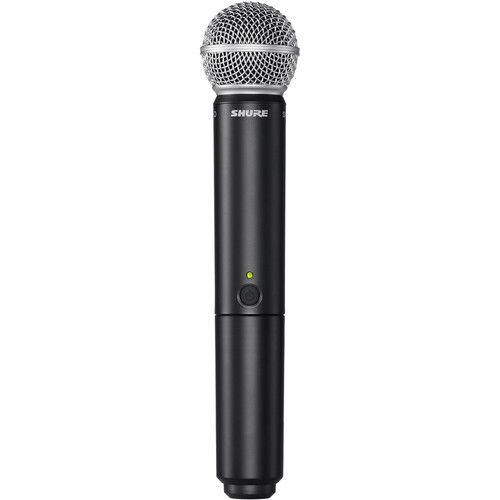  Shure BLX1288/W85 Dual-Channel Wireless Combo Lavalier & Handheld Microphone System (H10: 542 to 572 MHz)