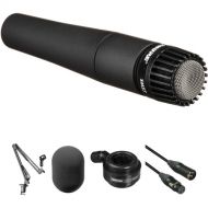 Shure SM57-LC Dynamic Vocal Microphone Broadcaster Kit