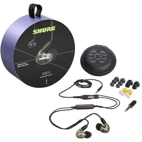  Shure AONIC 4 Sound-Isolating Earphones (Black)