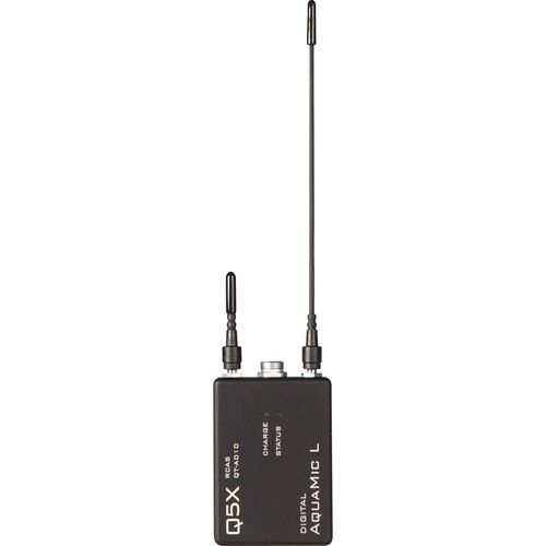  Shure Q5X QT-AD10AL AquaMic Waterproof Wireless Bodypack Transmitter with Extended Battery & LEMO 6-Pin Connector (K55: 606 to 694 MHz)
