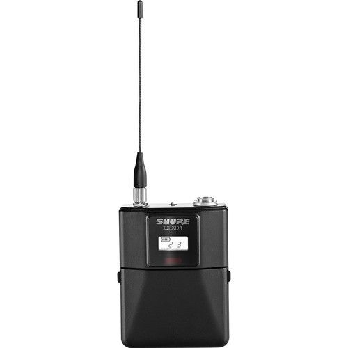  Shure QLXD1 Digital Wireless Bodypack Transmitter (J50A: 572 to 608 + 614 to 616 MHz)