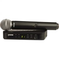 Shure BLX24/SM58 Wireless Handheld Microphone System with SM58 Capsule (J11: 596 to 616 MHz)