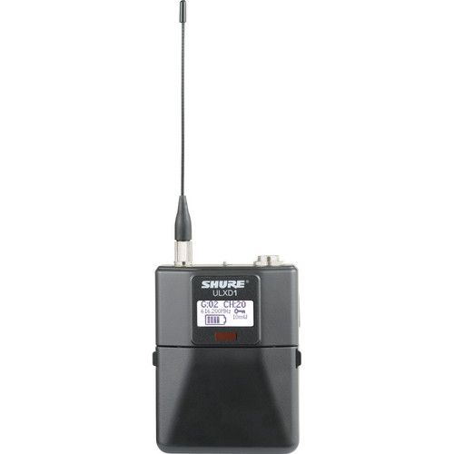  Shure ULXD1 Digital Wireless Bodypack Transmitter with TA4M (G50: 470 to 534 MHz)