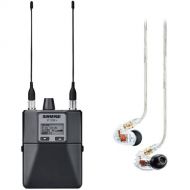 Shure P10R+ Wireless Bodypack Receiver Kit with SE425 In-Ear Headphones (J8A: 554 to 608 + 614 to 616 MHz)
