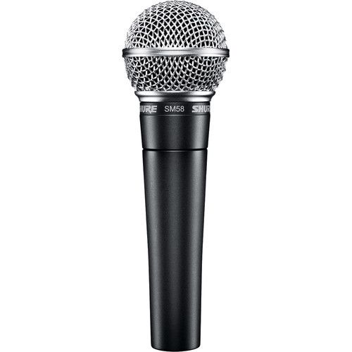  Shure SM58-LC Dynamic Microphone with Stand & Cable Kit