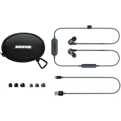  Shure SE215-K-BT1 Wireless Sound Isolating Earphones with Bluetooth Enabled Communication Cable