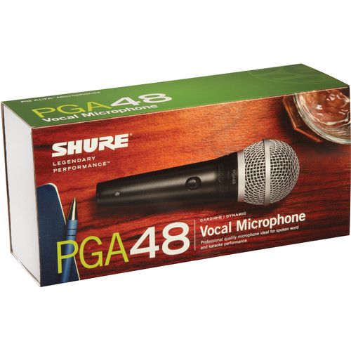  Shure PGA48 Dynamic Vocal Microphone (No Cable)