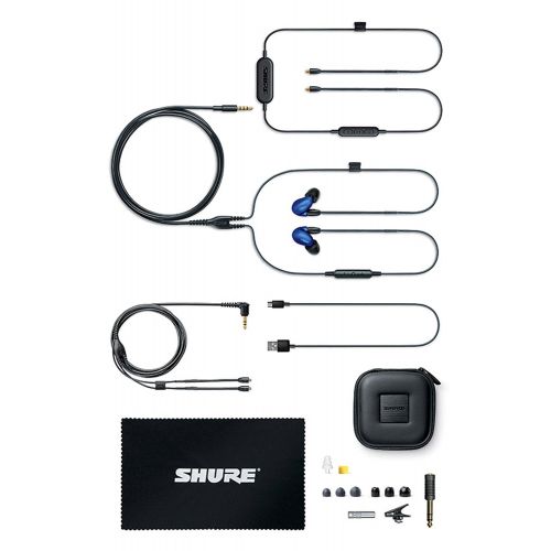  Shure SE846-BLU+BT1 Wireless Sound Isolating Earphones with Bluetooth Enabled Communication Cable