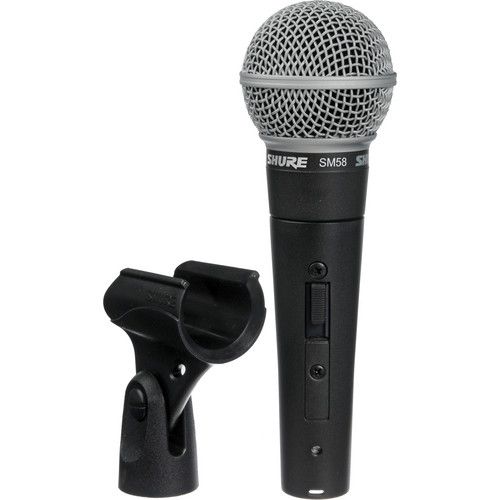  Shure SM58S Mic, Stand, and Cable Kit