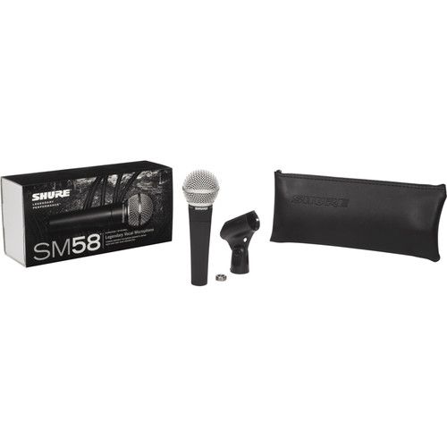  Shure SM58-LC Cardioid Dynamic Microphone