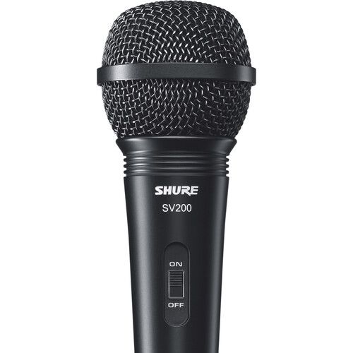  Shure SV200 Vocal Microphone with Dent-Resistant Grille and Cable