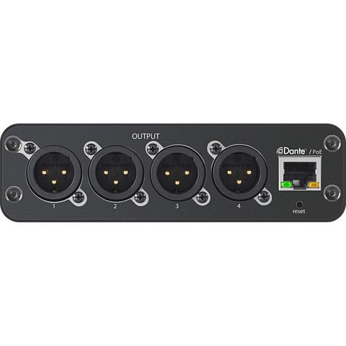  Shure ANI4OUT 4-Channel Dante Mic/Line Audio Network Interface Unit (XLR Outputs)