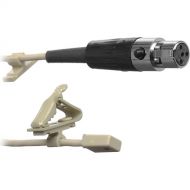 Shure WL93 Subminiature Omnidirectional Lavalier Microphone with 6' Cable and TA4F Connector (Tan)