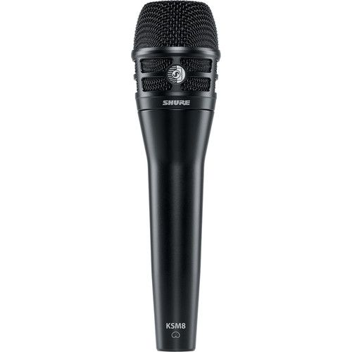  Shure KSM8 Dualdyne Dynamic Handheld Microphone Live Stage Kit (Black)