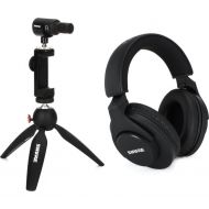Shure MV88+ Digital Stereo Condenser Microphone and SRH440A Headphones