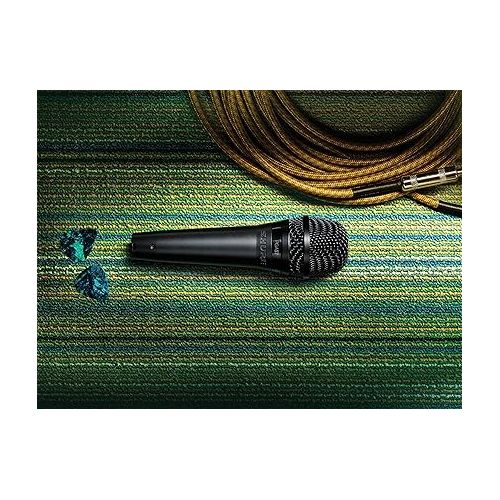  Shure PGA57 Dynamic Microphone - Professional Quality Instrument Mic with Cardioid Pick-up Pattern, 3-in XLR Connector, 15' XLR-to-XLR Cable, Stand Adapter and Zipper Pouch, (PGA57-XLR)
