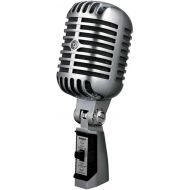 Shure 55SH Series II Iconic Microphone - Vintage Style, Rich Sound Quality, Rugged Construction, Shock-Mounted Noise Reduction for Vocals & Instruments-Perfect for Live Performances & Studio Recording