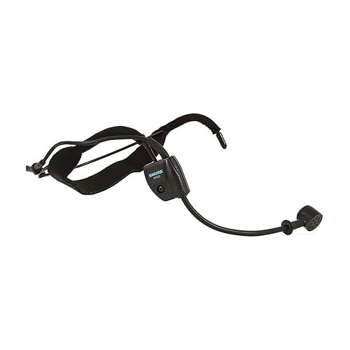  Shure WH20 Dynamic Headset Microphone - Rugged, Lightweight, Secure Fit for Active Mic Users, Perfect for Instructors/Musicians, Right-Angle 1/4